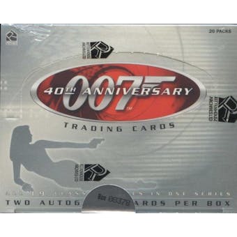 James Bond 007 40th Anniversary Trading Cards Box (Rittenhouse 2002)