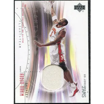 2001/02 Upper Deck Flight Team UD Jersey Jams #SAJ Shareef Abdur-Rahim