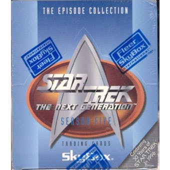 Star Trek: The Next Generation Season Five Hobby Box (1996 Skybox)