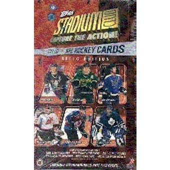 2001/02 Topps Stadium Club Relic Edition Hockey Hobby Box