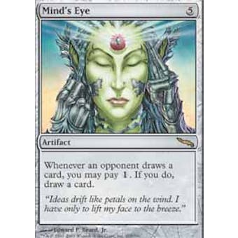 Magic the Gathering Mirrodin Single Mind's Eye Foil
