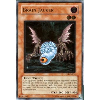 Yu-Gi-Oh Flaming Eternity 1st Edition Single Brain Jacker Ultimate Rare (FET-034)