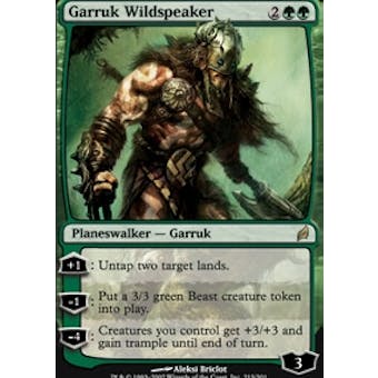 Magic the Gathering Lorwyn Single Garruk Wildspeaker - SLIGHT PLAY (SP)