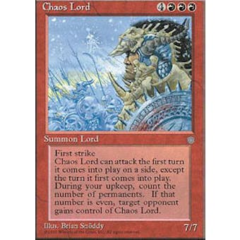 Magic the Gathering Ice Age Single Chaos Lord - SLIGHT PLAY (SP)