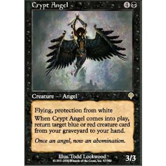 Magic the Gathering Invasion Single Crypt Angel Foil