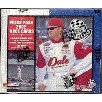 2002 Press Pass Racing Retail Box