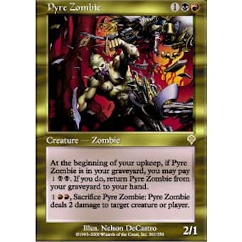 Magic the Gathering Invasion Single Pyre Zombie Foil
