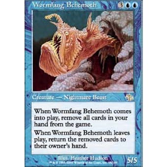 Magic the Gathering Judgment Single Wormfang Behemoth Foil