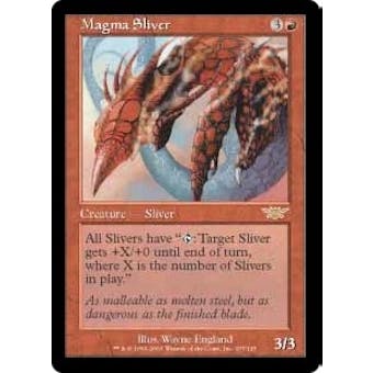 Magic the Gathering Legions Single Magma Sliver Foil