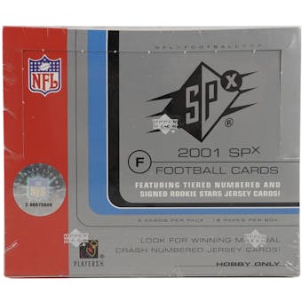 2001 Upper Deck SPx Football Hobby Box