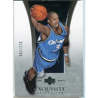 2004/05 Upper Deck Exquisite Collection #28 Steve Francis /225