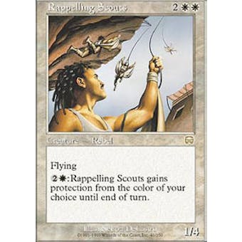 Magic the Gathering Mercadian Masques Single Rappelling Scouts Foil