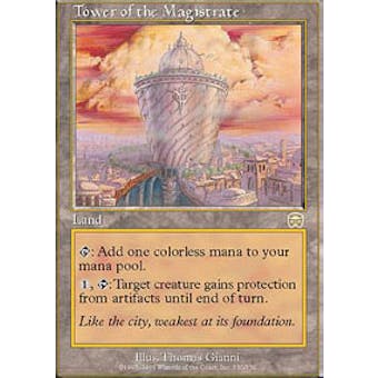 Magic the Gathering Mercadian Masques Single Tower of the Magistrate Foil - NEAR MINT (NM)