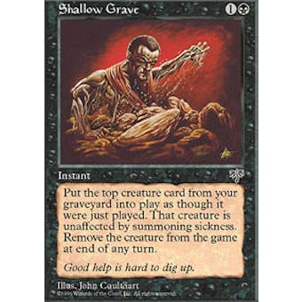 Magic the Gathering Mirage Shallow Grave NEAR MINT (NM)