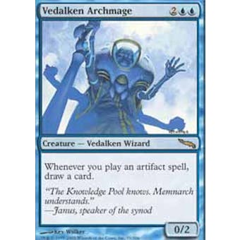 Magic the Gathering Mirrodin Single Vedalken Archmage - NEAR MINT (NM)