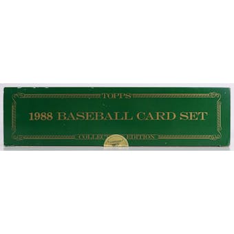 1988 Topps Tiffany Baseball Factory Set