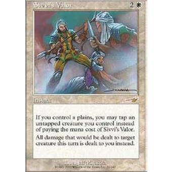 Magic the Gathering Nemesis Single Sivvi's Valor - NEAR MINT (NM)