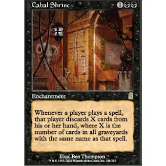 Magic the Gathering Odyssey Single Cabal Shrine - NEAR MINT (NM)
