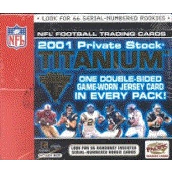 2001 Pacific Private Stock Titanium Football Hobby Box