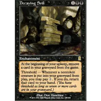 Magic the Gathering Odyssey Single Decaying Soil - NEAR MINT (NM)