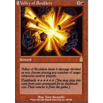 Magic the Gathering Odyssey Single Volley of Boulders - NEAR MINT (NM)
