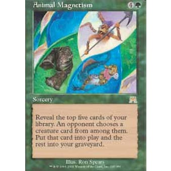 Magic the Gathering Onslaught Single Animal Magnetism - NEAR MINT (NM)
