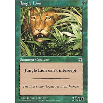 Magic the Gathering Portal 1 Single Jungle Lion - NEAR MINT (NM)