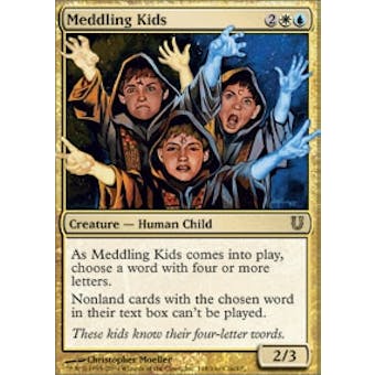 Magic the Gathering Unhinged Single Meddling Kids Foil
