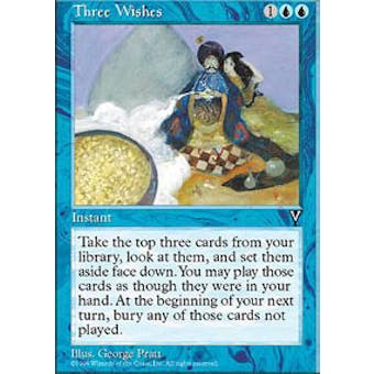 Magic the Gathering Visions Single Three Wishes - NEAR MINT (NM)