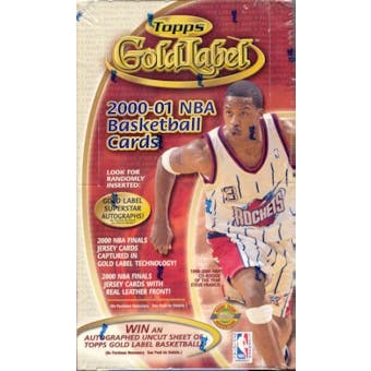 2000/01 Topps Gold Label Basketball Hobby Box