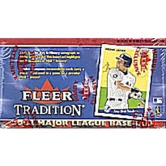 2002 Fleer Tradition Baseball Hobby Box
