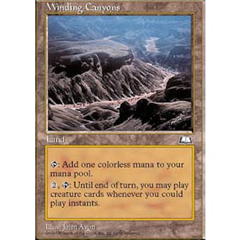 Magic the Gathering Weatherlight Single Winding Canyons - SLIGHT PLAY (SP)