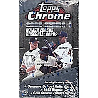 2002 Topps Chrome Series 1 Baseball Hobby Box
