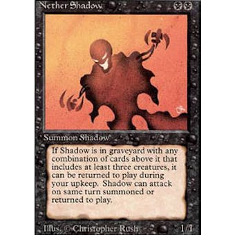 Magic the Gathering 3rd Ed (Revised) Single Nether Shadow - NEAR MINT (NM)