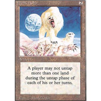 Magic the Gathering 3rd Ed (Revised) Single Winter Orb - MODERATE PLAY (MP)
