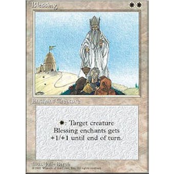 Magic the Gathering 4th Edition Single Blessing - NEAR MINT (NM)