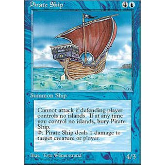 Magic the Gathering 4th Edition Single Pirate Ship - NEAR MINT (NM)