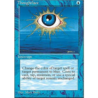 Magic the Gathering 4th Edition Single Thoughtlace - NEAR MINT (NM)