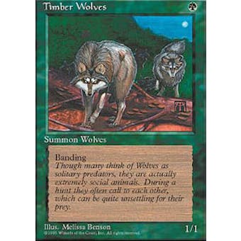 Magic the Gathering 4th Edition Single Timber Wolves - NEAR MINT (NM)