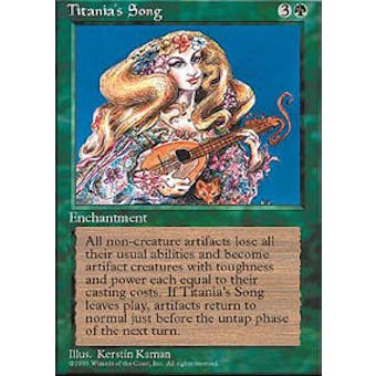 Magic the Gathering 4th Edition Single Titania's Song - NEAR MINT (NM)
