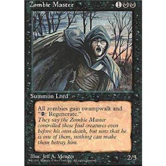 Magic the Gathering 4th Edition Single Zombie Master - NEAR MINT (NM)