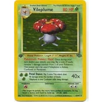 Pokemon Jungle Single 1st Edition Vileplume 15/64 - SLIGHT PLAY (SP)