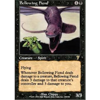 Magic the Gathering 7th Edition Single Bellowing Fiend - NEAR MINT (NM)