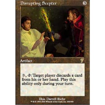 Magic the Gathering 7th Edition Single Disrupting Scepter  - NEAR MINT (NM)