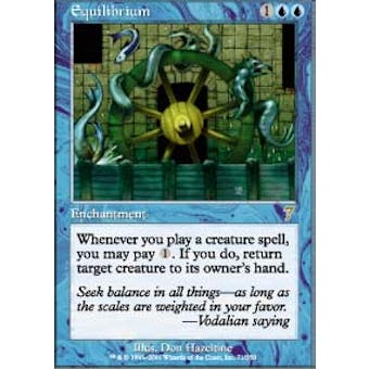 Magic the Gathering 7th Edition Single Equilibrium - SLIGHT PLAY (SP)