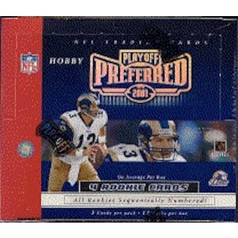 2001 Playoff Preferred Football Hobby Box