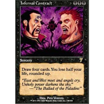 Magic the Gathering 7th Edition Single Infernal Contract - NEAR MINT (NM)
