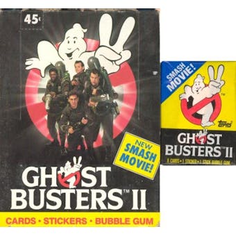 Ghostbusters II Wax Box (1989 Topps)