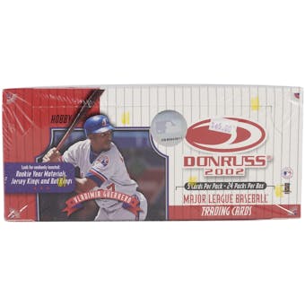 2002 Donruss Baseball Hobby Box