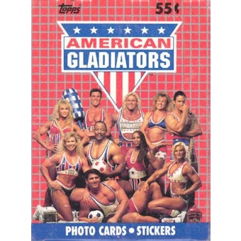 American Gladiators Wax Box (1991 Topps)